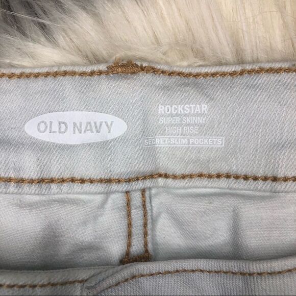 Old Navy High-waisted Dip-dye denim sz 18 - Picture 4 of 10